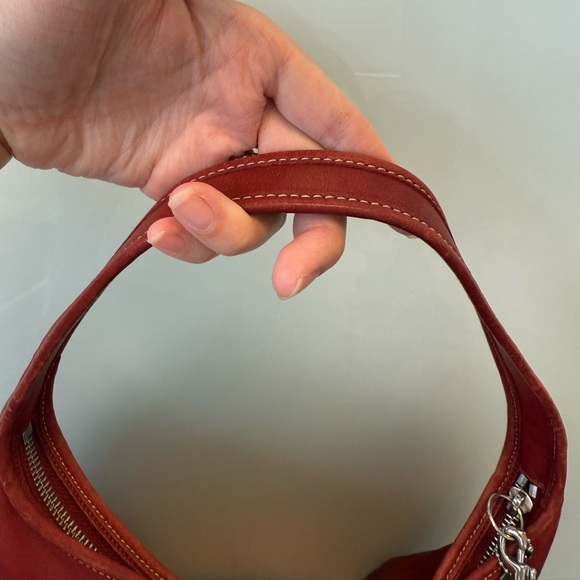 Coach vintage small red Leather Ergo Hobo Bag - Picture 11 of 16